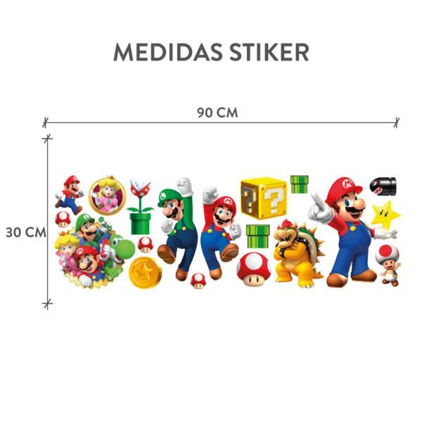 Set Pegatinas Mario Bros Nintendo 64 - Imagen 3
