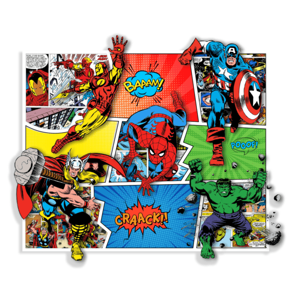 Vinilo Avengers Comic - Imagen 2